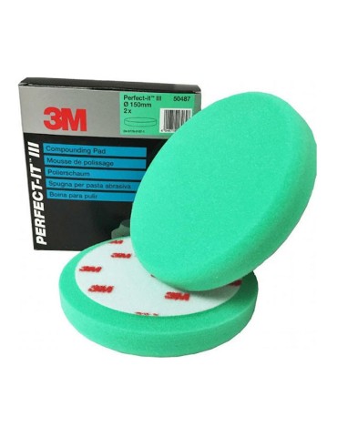 3M 50487 Πράσινο Σφουγγάρι Χονδρής Αλοιφής 150mm