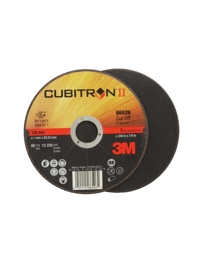 3M™ Cubitron™ II Δίσκος Κοπής Φ125 Χ 1mm