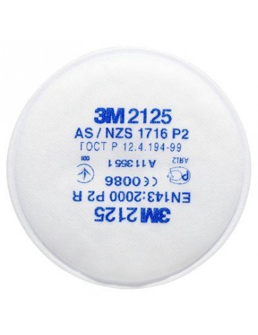 3M™ P2R Φίλτρα Σωματιδίων 2125 για προστασία