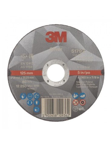 3M™ Silver Δίσκος Κόπης 125x1.6 mm PN 51792