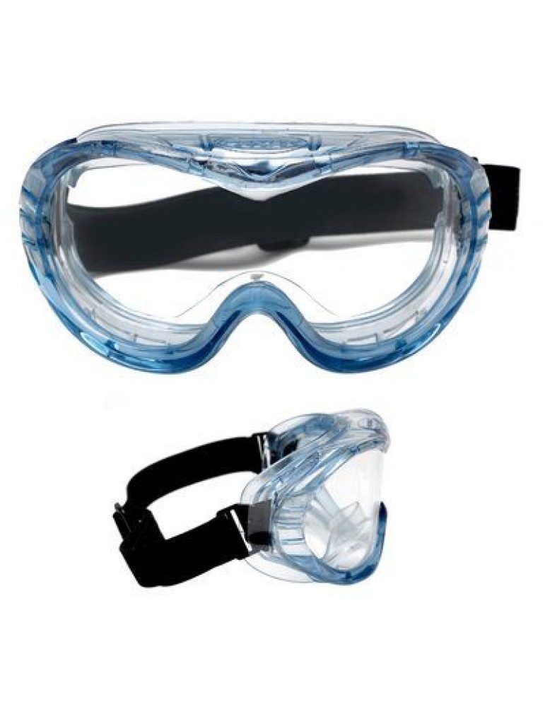 3M™ Fahrenheit Safety Goggles, Foam Lined, Indirect Vented, Anti-Scratch / Anti-Fog, Clear Polycarbonate Lens