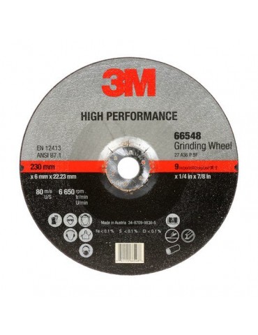 3M™ HIGH PERFORMANCE Δίσκος Λείανσης Φ230 x7mm